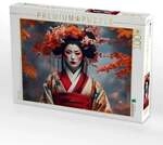 CALVENDO Puzzle Geisha im Herbst 1000 Teile Lege-Gr&ouml;&szlig;e 64x48cm Foto-Puzzle...