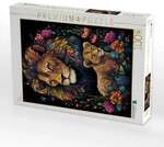CALVENDO Puzzle L&ouml;wen 1000 Teile Lege-Gr&ouml;&szlig;e 64x48cm Foto-Puzzle f&uuml;r...