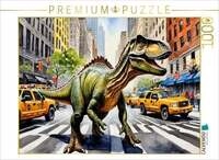 CALVENDO Puzzle Tyrannus Saurus in New York 1000 Teile Lege-Gr&ouml;&szlig;e 64x48cm