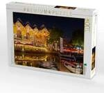 CALVENDO Puzzle ROTTERDAM Alter Hafen und Kubush&auml;user bei Nacht 1000 Teile