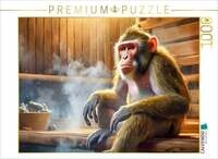 CALVENDO Puzzle Affenhitze 1000 Teile Lege-Gr&ouml;&szlig;e 64x48cm Foto-Puzzle f&uuml;r