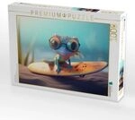 CALVENDO Puzzle Surfer-Cham&auml;leon 1000 Teile Lege-Gr&ouml;&szlig;e 64x48cm Foto-Puzzle...