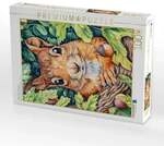 CALVENDO Puzzle Eichh&ouml;rnchen im Eichenbaum 1000 Teile Lege-Gr&ouml;&szlig;e 64x48cm