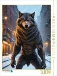 CALVENDO Puzzle Werwolf in der kalten Neujahrsnacht 1000 Teile Lege-Gr&ouml;&szlig;e...