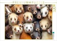 CALVENDO Puzzle Frettchen Kuschelhaufen 1000 Teile Lege-Gr&ouml;&szlig;e 64x48cm...