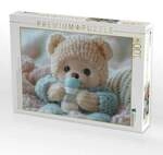 CALVENDO Puzzle Niedlicher Baby Teddyb&auml;r mit Trinkflasche - Ein Moment voller