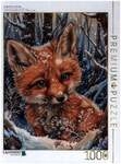 CALVENDO Puzzle Junger Fuchs im Schnee 1000 Teile Lege-Gr&ouml;&szlig;e 64x48cm...