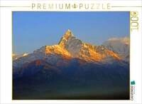 CALVENDO Puzzle Der beeindruckende Machhapuchhre (6993 m) am fr&uuml;hen Morgen vom