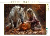 CALVENDO Puzzle Herbstliche Abenteuer im Wald 1000 Teile Lege-Gr&ouml;&szlig;e 64x48cm