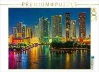 CALVENDO Puzzle Miami, Florida 1000 Teile Lege-Gr&ouml;&szlig;e 64x48cm Foto-Puzzle f&uuml;r