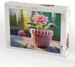 CALVENDO Puzzle Gestrickter Fr&uuml;hling 1000 Teile Lege-Gr&ouml;&szlig;e 64x48cm...