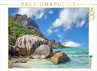 CALVENDO Puzzle Traumstrand Anse Source d'Argent auf La Digue 1000 Teile...