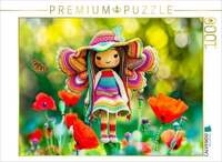 CALVENDO Puzzle Elfe im Mohnfeld 1000 Teile Lege-Gr&ouml;&szlig;e 64x48cm Foto-Puzzle...