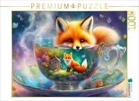 CALVENDO Puzzle Kuschliger Kaffeebesucher 1000 Teile Lege-Gr&ouml;&szlig;e 64x48cm...