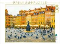 CALVENDO Puzzle Warschau in Farbe Kunstvolle Stadtansichten Marktplatz der...