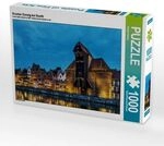 CALVENDO Puzzle Krantor Danzig bei Nacht 1000 Teile Lege-Gr&ouml;&szlig;e 64x48cm Foto-Puzzle