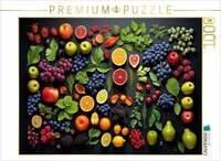 CALVENDO Puzzle Obstauswahl sch&ouml;n angeordnet 1000 Teile Lege-Gr&ouml;&szlig;e 64x48cm