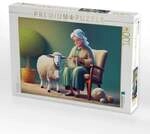 CALVENDO Puzzle Oma braucht Wolle 1000 Teile Lege-Gr&ouml;&szlig;e 64x48cm Foto-Puzzle...