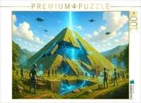 CALVENDO Puzzle Bosnische Pyramiden - Erwachendes Mutterschiff 1000 Teile