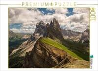 CALVENDO Puzzle Seceda Berg, Gr&ouml;den 1000 Teile Lege-Gr&ouml;&szlig;e 64x48cm...