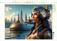 CALVENDO Puzzle U-Boot-Kommandantin in Uniform 1000 Teile Lege-Gr&ouml;&szlig;e 64x48cm