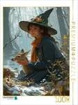 CALVENDO Puzzle Winterzauber der Hexenm&auml;dchen 1000 Teile Lege-Gr&ouml;&szlig;e 64x48cm