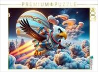 CALVENDO Puzzle Adler im Jupitersturm: Flug durch das Gasmeer 1000 Teile...
