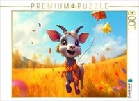 CALVENDO Puzzle Drachen steigen lassen 1000 Teile Lege-Gr&ouml;&szlig;e 64x48cm...