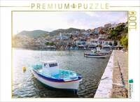 CALVENDO Puzzle Abendstimmung im Hafen von Pythagorion auf Samos 1000 Teile
