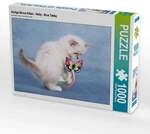 CALVENDO Puzzle Nelly - Blue Tabby 1000 Teile Lege-Gr&ouml;&szlig;e 64x48cm Foto-Puzzle...