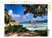 CALVENDO Puzzle Blick von La Digue nach Praslin 1000 Teile Lege-Gr&ouml;&szlig;e 64x48cm