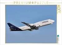 CALVENDO Puzzle D-ABYA - Lufthansa - Boeing 747-800 "Brandenburg" Farnkfurt Airport