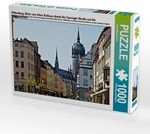 CALVENDO Puzzle Wittenberg, Blick vom Alten Rathaus durch die Coswiger Stra&szlig;e auf