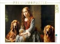CALVENDO Puzzle Ein Motiv aus dem Kalender "Dame mit Hund" 1000 Teile...