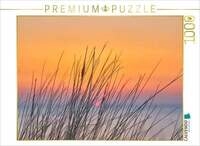 CALVENDO Puzzle D&uuml;nengras im Sonnenuntergang 1000 Teile Lege-Gr&ouml;&szlig;e 64x48cm