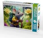 CALVENDO Puzzle Mit der Lupe in der Blumenwiese 1000 Teile Lege-Gr&ouml;&szlig;e 64x48cm