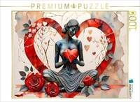 CALVENDO Puzzle Flammender Liebe 1000 Teile Lege-Gr&ouml;&szlig;e 64x48cm Foto-Puzzle...