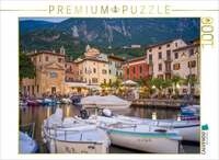 CALVENDO Puzzle Malcesine am Abend 1000 Teile Lege-Gr&ouml;&szlig;e 64x48cm Foto-Puzzle...