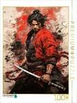 CALVENDO Puzzle Der k&auml;mpferische Samurai 1000 Teile Lege-Gr&ouml;&szlig;e 64x48cm...