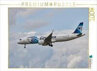 CALVENDO Puzzle SU-GFU - Egypt Air - Airbus A321neo - Frankfurt Airport 1000...