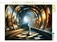 CALVENDO Puzzle Schachmatt der Zeitalter: Ein Pfad durch die Galerie der...