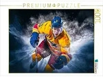 CALVENDO Puzzle Ein Motiv aus dem Kalender Eishockey und positive Gedanken 1000...