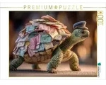 CALVENDO Puzzle Post f&uuml;r die Langsamen - Schildkr&ouml;te als tierischer Brieftr&auml;ger