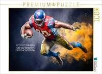 CALVENDO Puzzle Running Back 1000 Teile Lege-Gr&ouml;&szlig;e 64x48cm Foto-Puzzle f&uuml;r