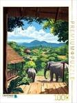 CALVENDO Puzzle Elephant Nature Park in Chiang Mai - Thailand 1000 Teile...