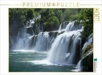 CALVENDO Puzzle Mehrstufiger Wasserfall im Nationalpark Krka 1000 Teile...