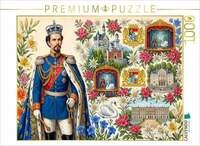 CALVENDO Puzzle Ludwig II. von Bayern (1845-1886) 1000 Teile Lege-Gr&ouml;&szlig;e 64 &times;...