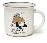 Legami New Bone China Porzellan Tasse - Lazy Team