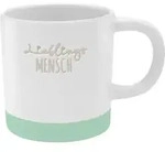 GRUSS & CO Tasse mit Gravur "Mensch"