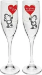 Sheepworld Sektglas Set "Du & Ich"